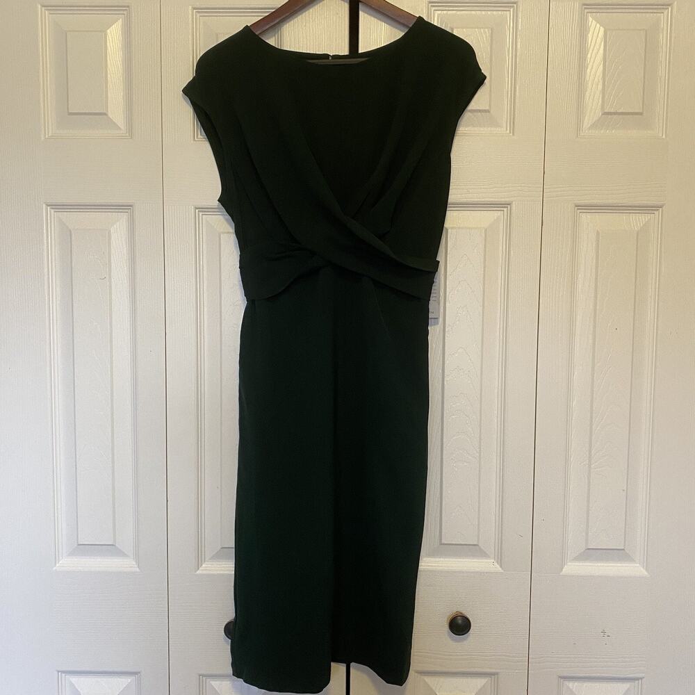 womens nwt max studio sleeveless green dress size medium
